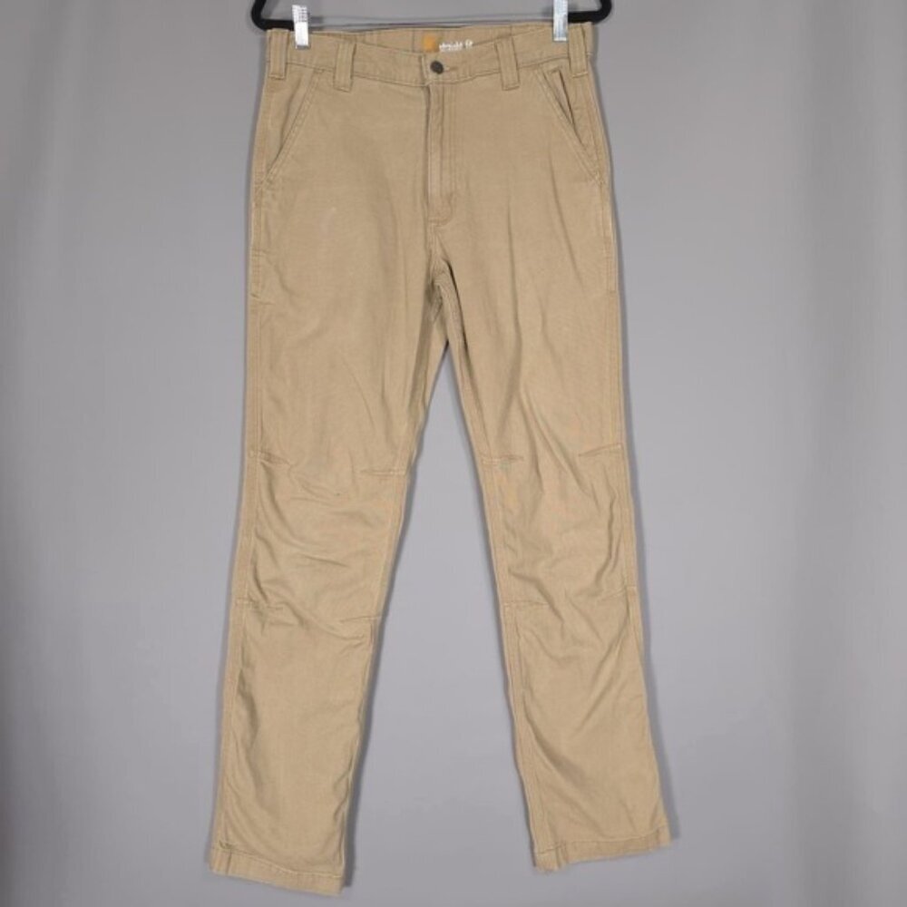 carhartt Men's Pants 32x31 Straight Fit 100135 Rugged Flex Rigby Dungaree Work